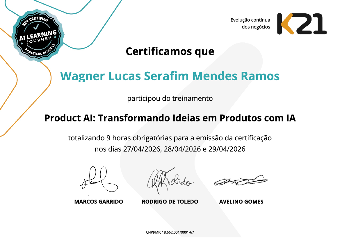 Certificado K21